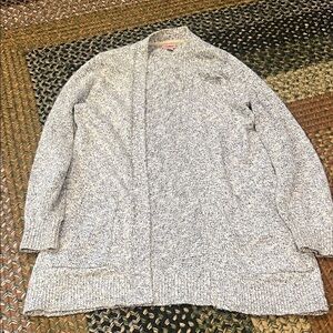 Women's Gray Cardigan Sweater